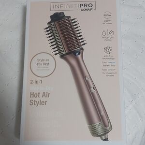 Conair InfinitiPRO 2-in-1 Rose Gold Hot Air Styler